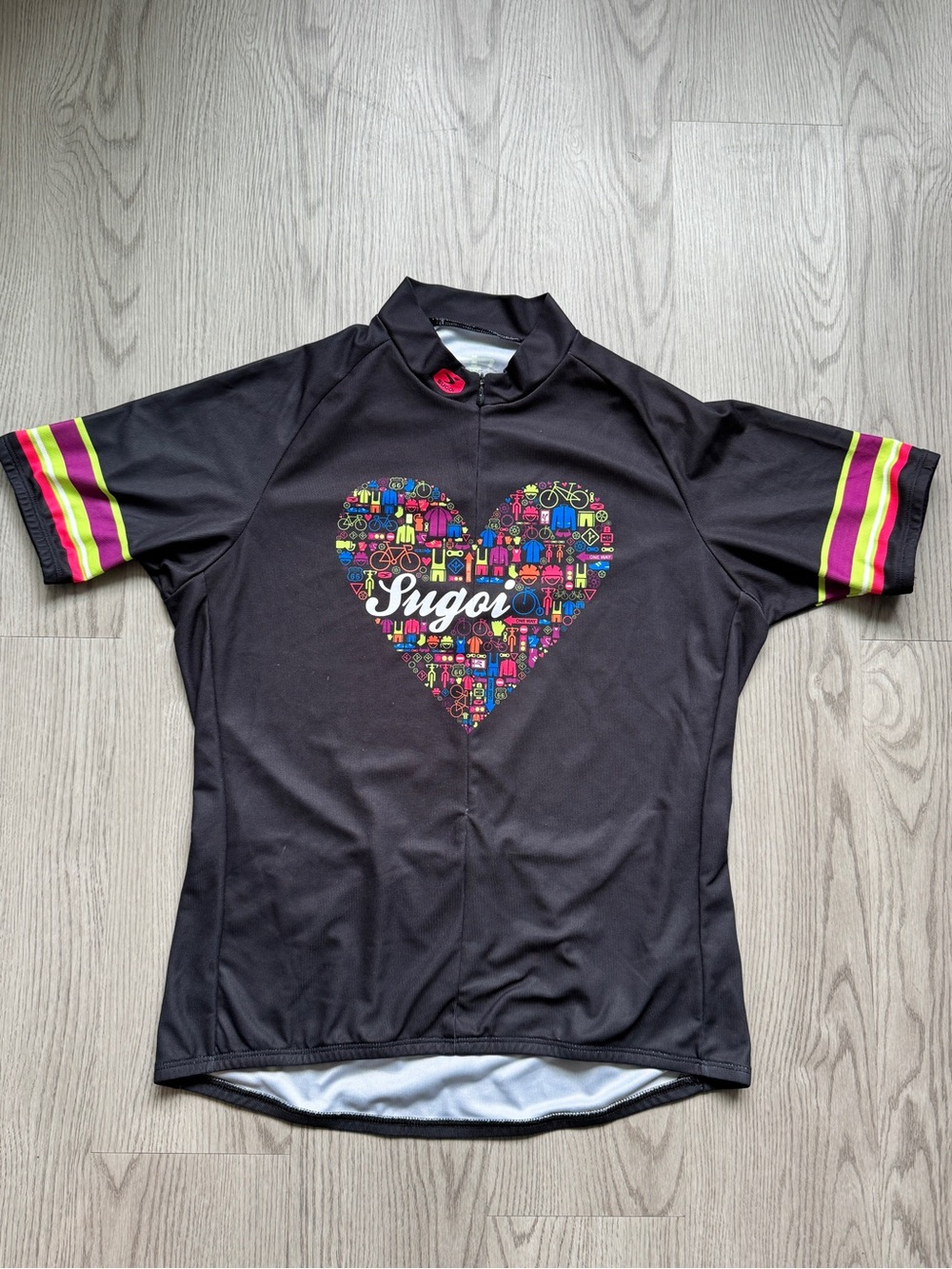 Sugoi 3/4 Zip Cycling Jersey, size L